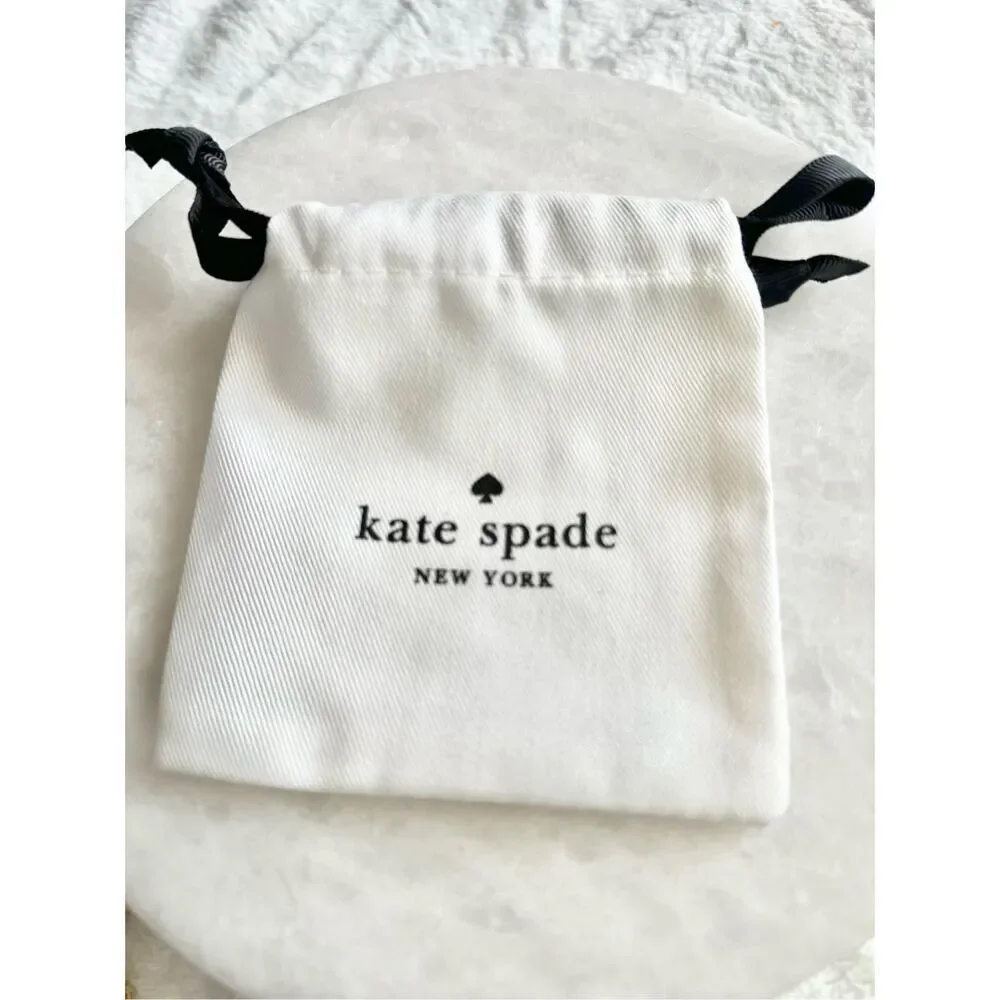 Kate Spade black-and-white dust pouch 